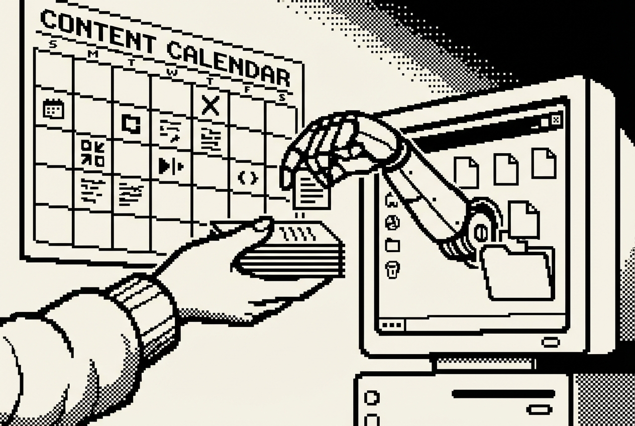 AI organizing content briefs